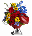 /images/telsg10/T11F100^1lg.jpg WEBER(r) King of the Grill Premier Flowers from Cottage Florist, Lakeland Fl 33813